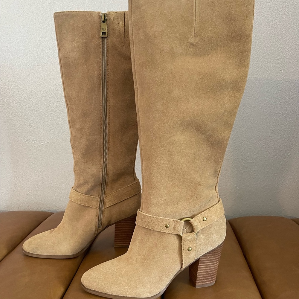 Brand New Ralph Lauren Suede boots size 7.5